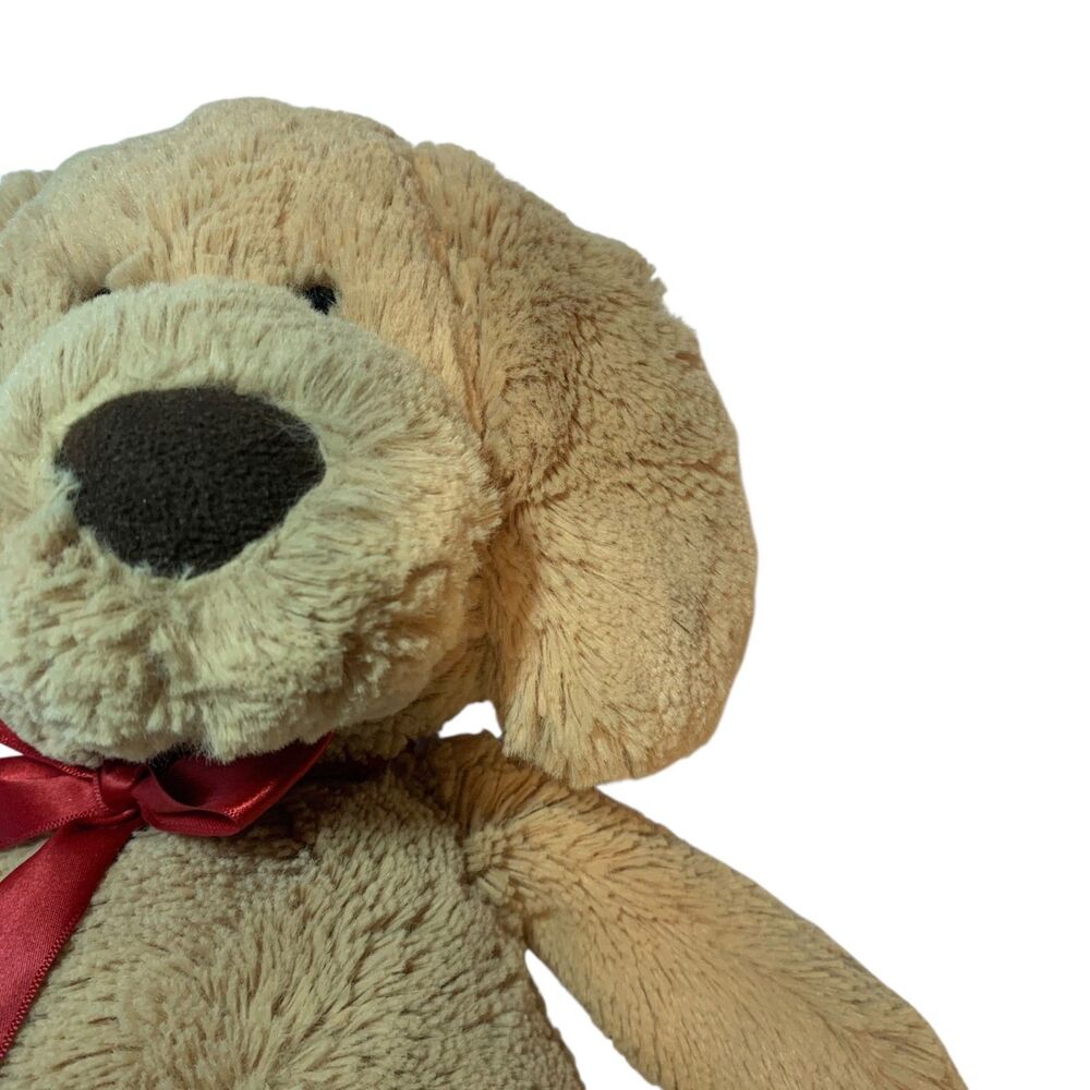 Henery Aurora World Puppy Dog Red Bow Plush 14 inch Soft - Picture 5 of 8